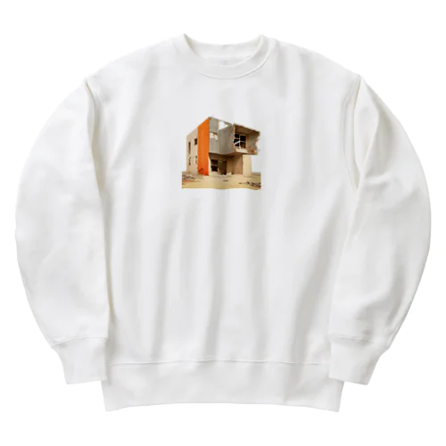 廃墟 3 Heavyweight Crew Neck Sweatshirt