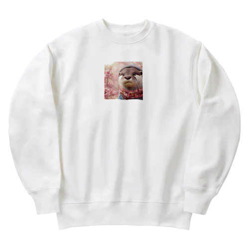 桜奇麗やんいいやん Heavyweight Crew Neck Sweatshirt