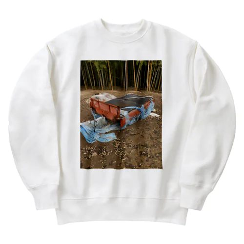 大切に使われてきた農業機械✨ Heavyweight Crew Neck Sweatshirt