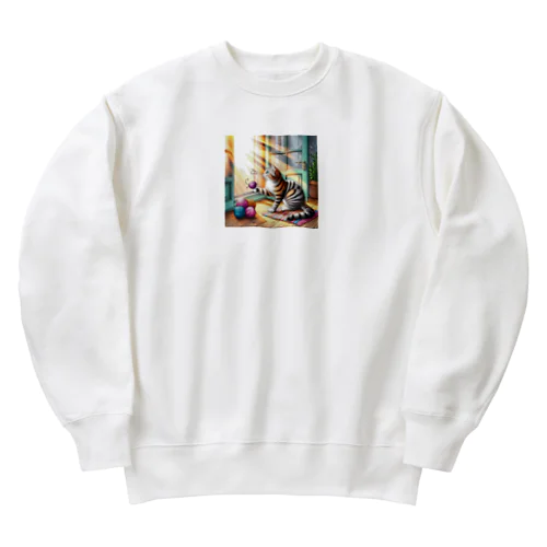 ねこ Heavyweight Crew Neck Sweatshirt