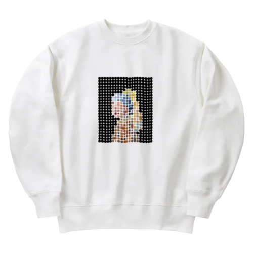 真珠の耳飾りの少女 Heavyweight Crew Neck Sweatshirt