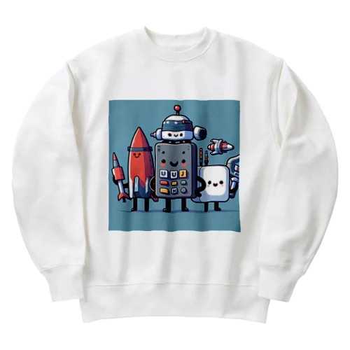 目的は一緒！コスモ探索！ Heavyweight Crew Neck Sweatshirt