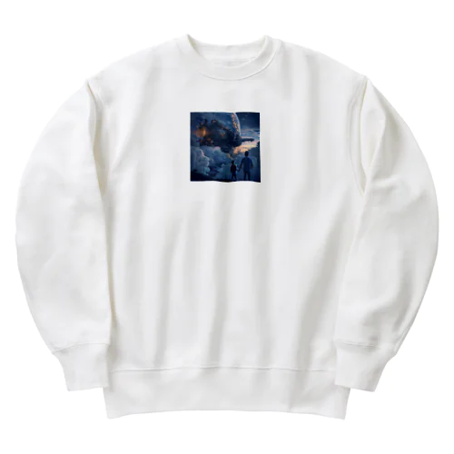 未確認飛行物体　なでしこ1478 Heavyweight Crew Neck Sweatshirt