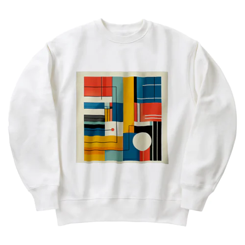 幾何学くん Heavyweight Crew Neck Sweatshirt