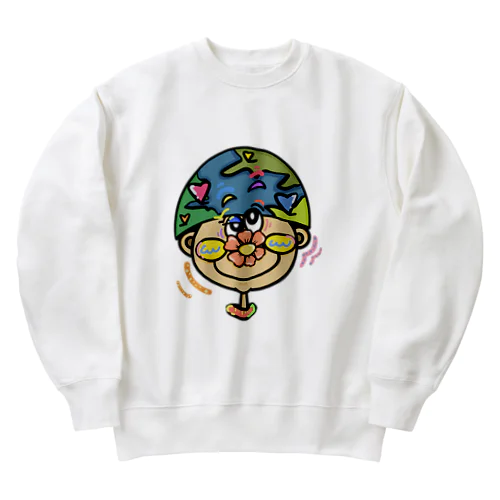 アース君 Heavyweight Crew Neck Sweatshirt