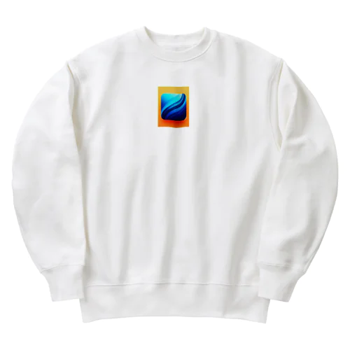 the Blue Heavyweight Crew Neck Sweatshirt