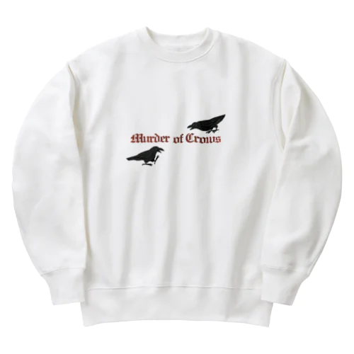 Murder of Crows Heavyweight Crew Neck Sweatshirt