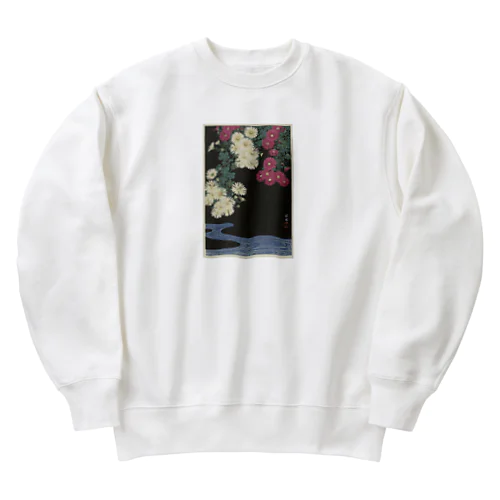 菊と流水 (1925 - 1936) Heavyweight Crew Neck Sweatshirt