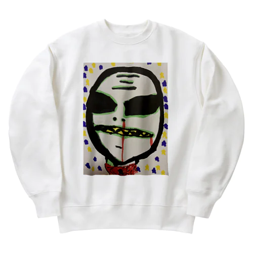 宇宙戦争で敗れた宇宙人 Heavyweight Crew Neck Sweatshirt