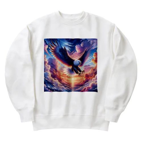 空と大鷹 Heavyweight Crew Neck Sweatshirt