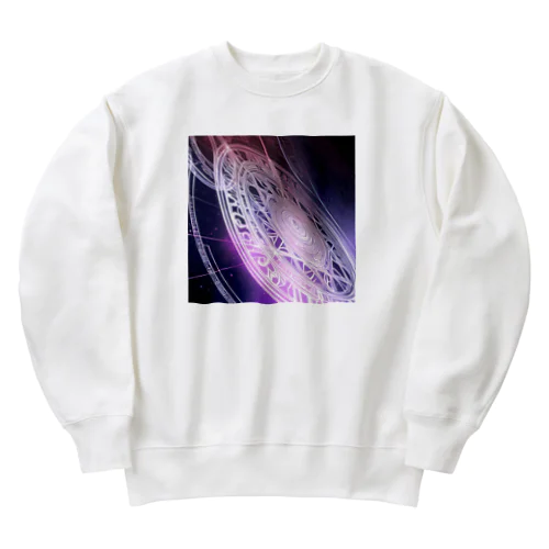 不思議模様・サークル Heavyweight Crew Neck Sweatshirt