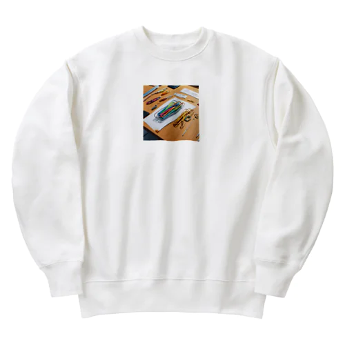 ホッチキスの群衆 Heavyweight Crew Neck Sweatshirt