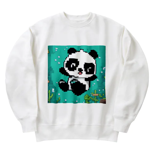 水中パンダ Heavyweight Crew Neck Sweatshirt