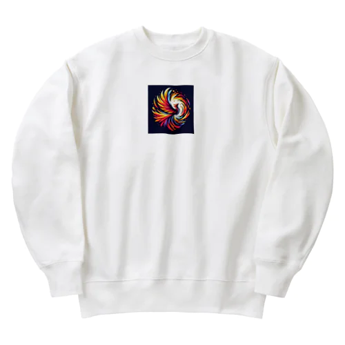 flame world Heavyweight Crew Neck Sweatshirt