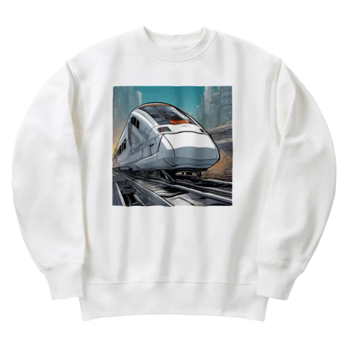 未来新幹線3 Heavyweight Crew Neck Sweatshirt