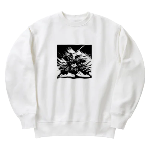 二人のサムライ Heavyweight Crew Neck Sweatshirt