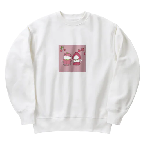 いちごなうさぎ Heavyweight Crew Neck Sweatshirt