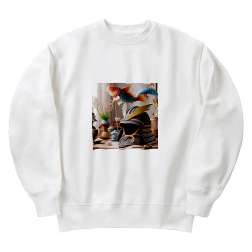 kabuto＆koi Heavyweight Crew Neck Sweatshirt