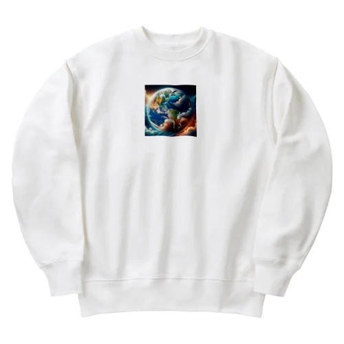 マグニフィセント地球 Heavyweight Crew Neck Sweatshirt