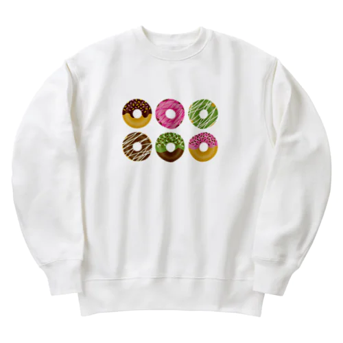 six donuts Heavyweight Crew Neck Sweatshirt