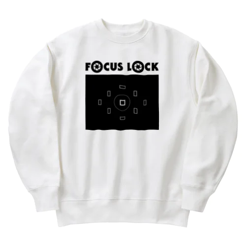 写真用語　フォーカスロック Heavyweight Crew Neck Sweatshirt