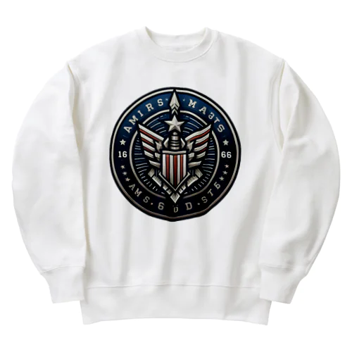 空を翔ける未来へ Heavyweight Crew Neck Sweatshirt