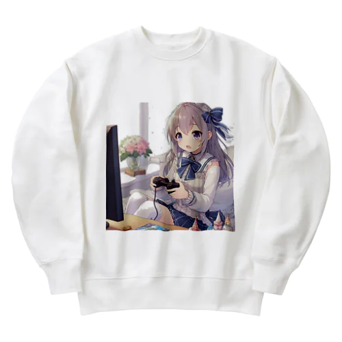 ゲーム女子 Heavyweight Crew Neck Sweatshirt