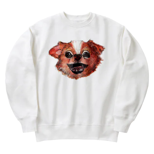 おどろきチワワ Heavyweight Crew Neck Sweatshirt