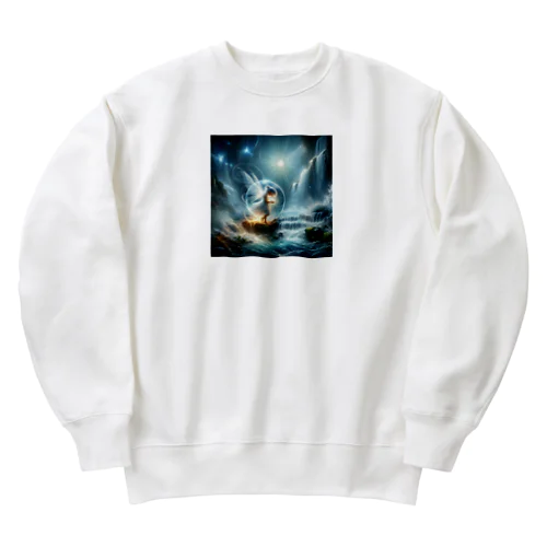 水の妖精 Heavyweight Crew Neck Sweatshirt