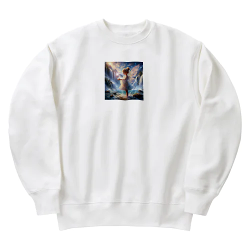 水の妖精 Heavyweight Crew Neck Sweatshirt