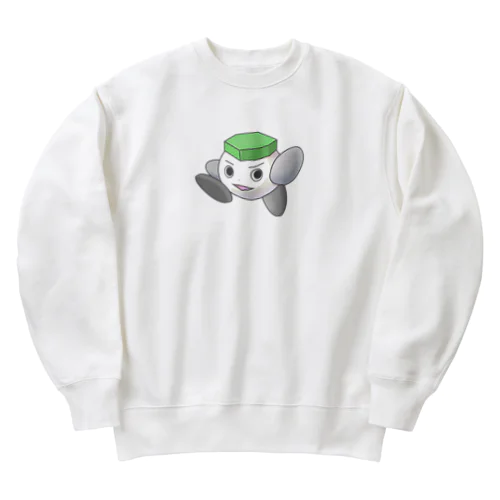 英論（イラスト：ばとじっぷ） Heavyweight Crew Neck Sweatshirt