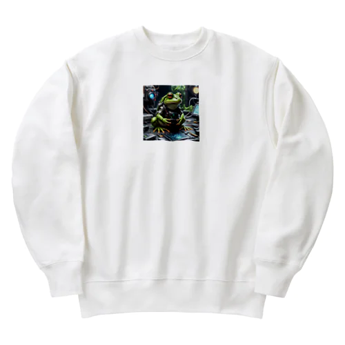 高度な技術を駆使するカエル Heavyweight Crew Neck Sweatshirt