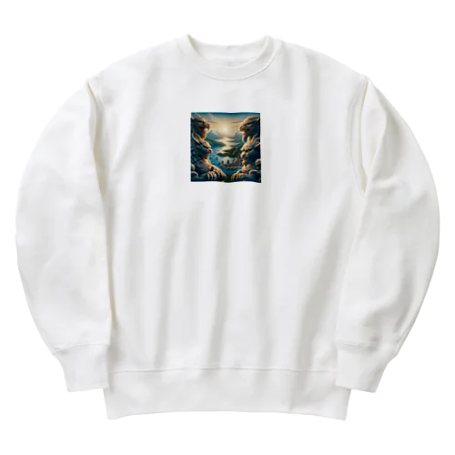 守護四獣神 Heavyweight Crew Neck Sweatshirt