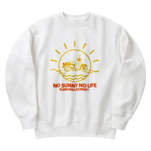 NO SUNNY NO LIFE Heavyweight Crew Neck Sweatshirt