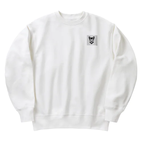 猫ロゴ Heavyweight Crew Neck Sweatshirt