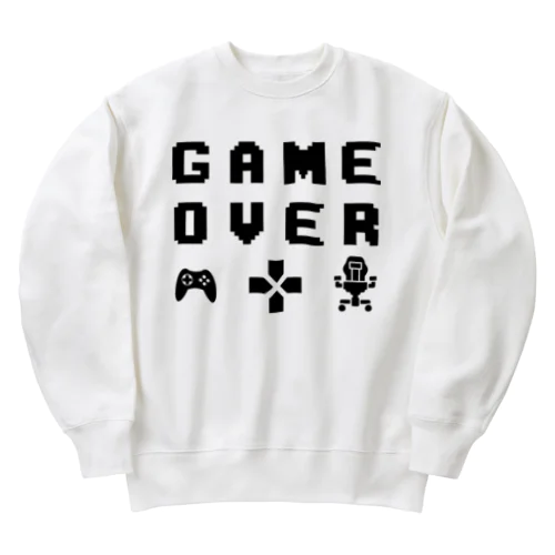 ゲームオーバー　game over　GAME OVER Heavyweight Crew Neck Sweatshirt