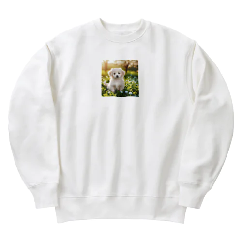 ふわふわワンちゃんグッズ Heavyweight Crew Neck Sweatshirt