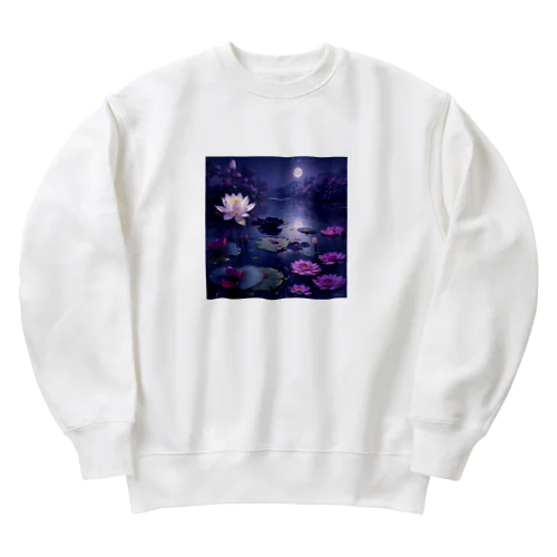 蓮の花 Heavyweight Crew Neck Sweatshirt