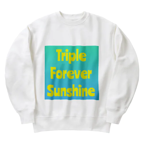 Triple Forever Sunshine Heavyweight Crew Neck Sweatshirt