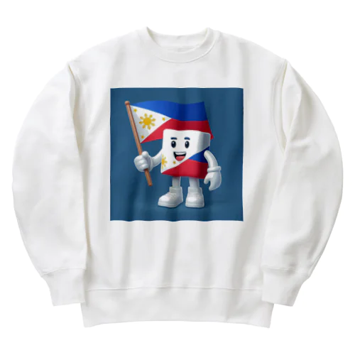 ２０２４　フィリピンキャラの決定版 Heavyweight Crew Neck Sweatshirt