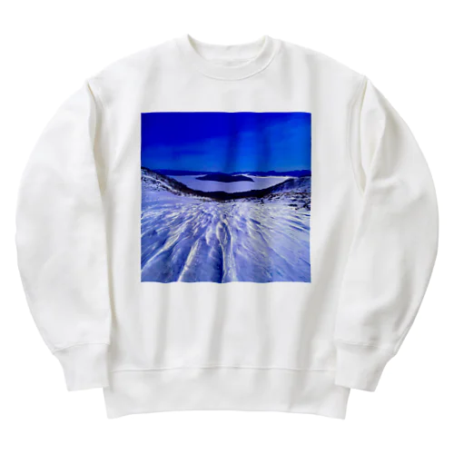 屈斜路湖 Heavyweight Crew Neck Sweatshirt