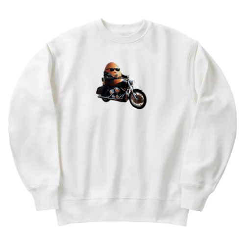 バイカーエッグ Heavyweight Crew Neck Sweatshirt