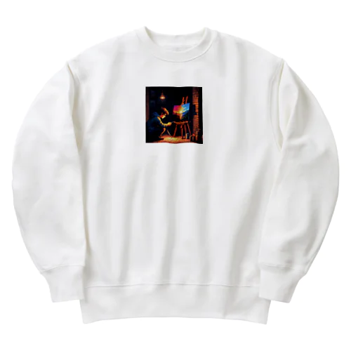 画家を志す Heavyweight Crew Neck Sweatshirt