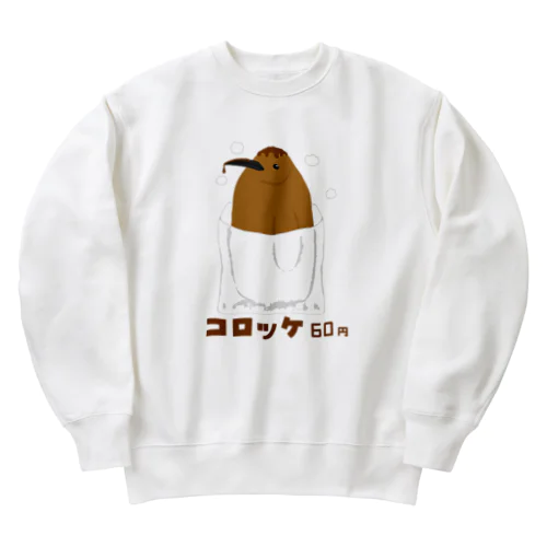 コロッケ/キングペンギン雛 Heavyweight Crew Neck Sweatshirt