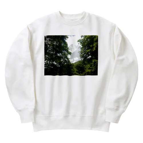 緑　写真 Heavyweight Crew Neck Sweatshirt