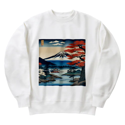 日本の文化 Heavyweight Crew Neck Sweatshirt