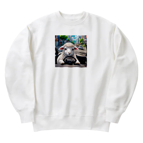 運転、合ってる？ Heavyweight Crew Neck Sweatshirt