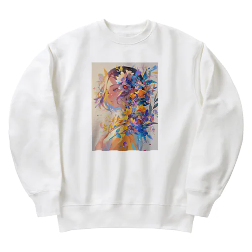 花に囲まれて　BLUE PLUM  691 Heavyweight Crew Neck Sweatshirt