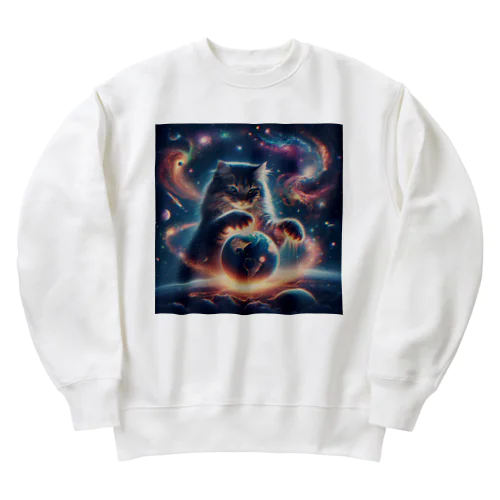 スペースキャットシリーズ No.04 Heavyweight Crew Neck Sweatshirt