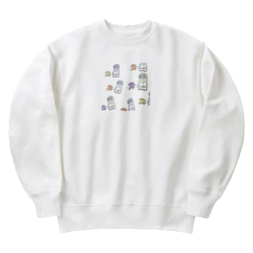 タキビヲナガメルヒト Heavyweight Crew Neck Sweatshirt